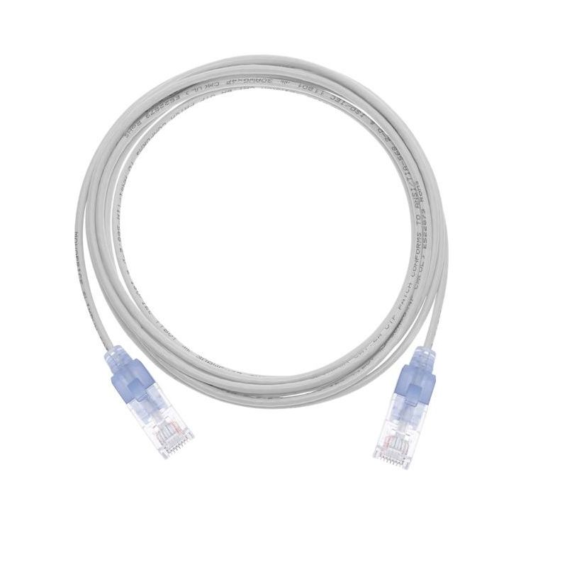 Monoprice Cat6A Ethernet Patch Cable - 10 Feet - White | Network Internet Cord - RJ45, 550Mhz, UTP, Pure Bare Copper Wire, 10G, 30AWG, 10-Pack -, 4 of 7