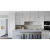 Progress Lighting Atwell 1-Light Glass Globe Pendant, Brushed Nickel, Clear Glass Shade - 2 of 4