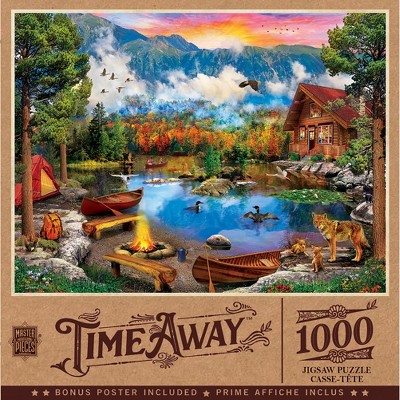 MasterPieces Time Away Puzzles Collection - Sunset Canoe 1000 Piece Jigsaw Puzzle