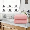 Pink Microfiber Bath Towels, 27x54 Inches, 4 - Pack, Ultra - Soft, Highly Absorbent, Lightweight, Quick - Drying. - 3 of 4
