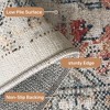 ABYNOW 8x10 Machine Washable Area Rug – Modern Abstract Soft Low-Pile Carpet with Non-Slip Backing for Living Room & Bedroom - 3 of 4