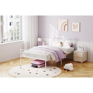 Metal Bed Frame with Headboard, 14 Inch Platform Bed Frame, Steel Slat Support, No Box Spring Needed, Easy Assembly - 1 of 4