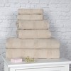 Ribbed Cotton Highly Absorbent Medium Weight Bath Towels, Set of 3 by Blue Nile Mills - 2 of 4