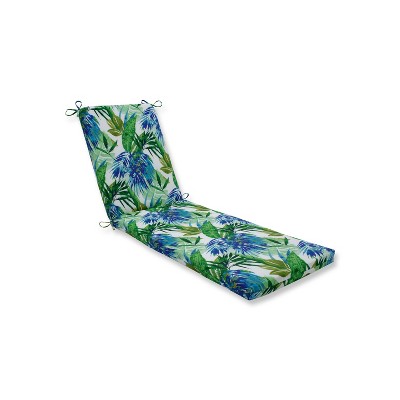 Indoor/Outdoor Soleil Blue Chaise Lounge Cushion - Pillow Perfect