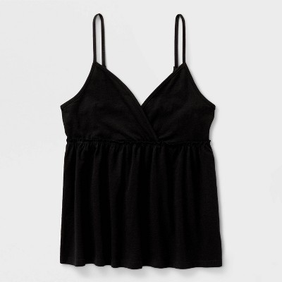 Women's Surplice Babydoll Tank Top - Wild Fable™