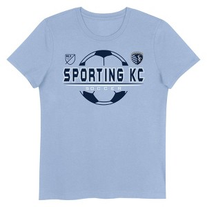 MLS Sporting Kansas City Girls' Short Sleeve Crew Neck T-Shirt - 1 of 1