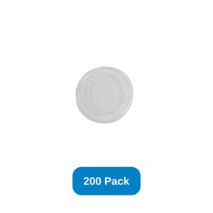 Responsible Products Lid for 1 oz PLA Portion Cup Compostable Responsible Products - Pack of 200 - 1 of 3