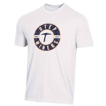 NCAA UTEP Miners Men's White Biblend T-Shirt