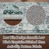 Fulvari Vintage Area Rug for Living Room, Non Slip Machine Washable Distressed Floor Carpet, Low Pile Traditional Floral Print Rug - 3 of 4