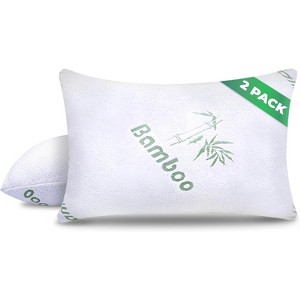 Aghana Digitals Cooling Shredded Bed Pillows Set of 2, Queen Size, Rayon from Bamboo - 1 of 4