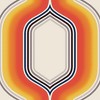 Bohemian Dream Orange and Yellow Geometric Paste the Wall Wallpaper - 4 of 4