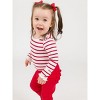 RuffleButts Baby/Toddler Girls Ruffle Leggings with Signature Rear Ruffles - 3 of 4