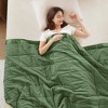 Gulches Spring Vale [Green] Classic Satin Trim Polyester 68x90 Twin Lightweight Blanket Blanket - 4 of 4