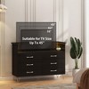 Dresser for Bedroom, Modern 6 Drawer Double Dresser with Wide Drawers - 3 of 4