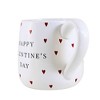 Craftoutlet.Com 4.25 In Happy Valentine's Day Latte Mug Love Gift Coffee Cup Mugs - 3 of 3