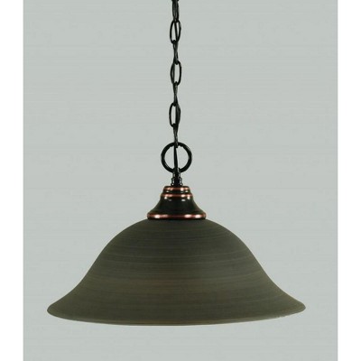 Toltec Lighting Any 1 - Light Pendant in  Black Copper
