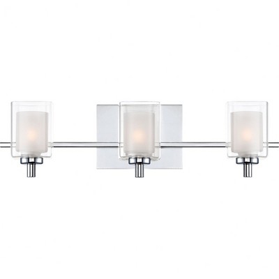 Quoizel Lighting Kolt 3 - Light Vanity in  Polished Chrome