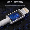 BONGEEK iPhone Charger [Apple MFi Certified] 5pack 10FT Long Lightning Cable High Speed Data Sync iPhone Charger Cord Compatible iPhone (White) - 3 of 4