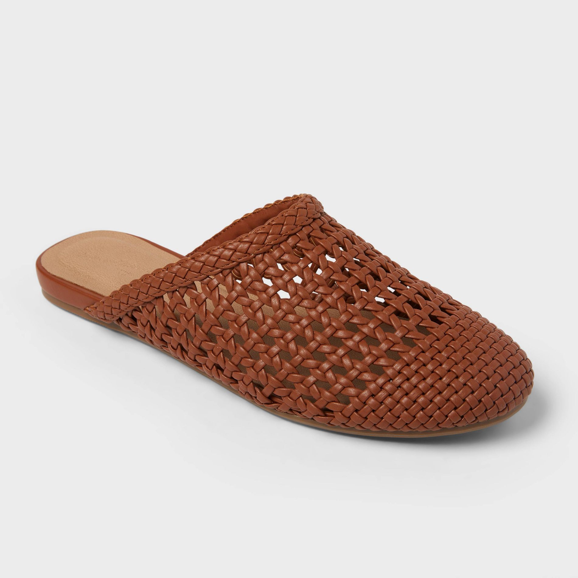 Women’s Rosaline Flats with Memory Foam Insole - Universal Thread™ Cognac 9.5
