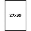 PosterPalooza | Flat Silver Picture Frame - UV Acrylic, Foam Board Backing, Hanging Hardware - 2 of 4