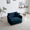 GDFStudio Alcott 41" W Chenille Upholstered Single Sofa with Waist Pillow - 2 of 4