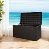 80 Gallon Resin Deck Box, Weatherproof Storage Box for Home, Patio, Kitchen, Balcony - 3 of 4