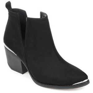 Journee Collection Womens Issla Pull On Stacked Heel Booties - 1 of 4