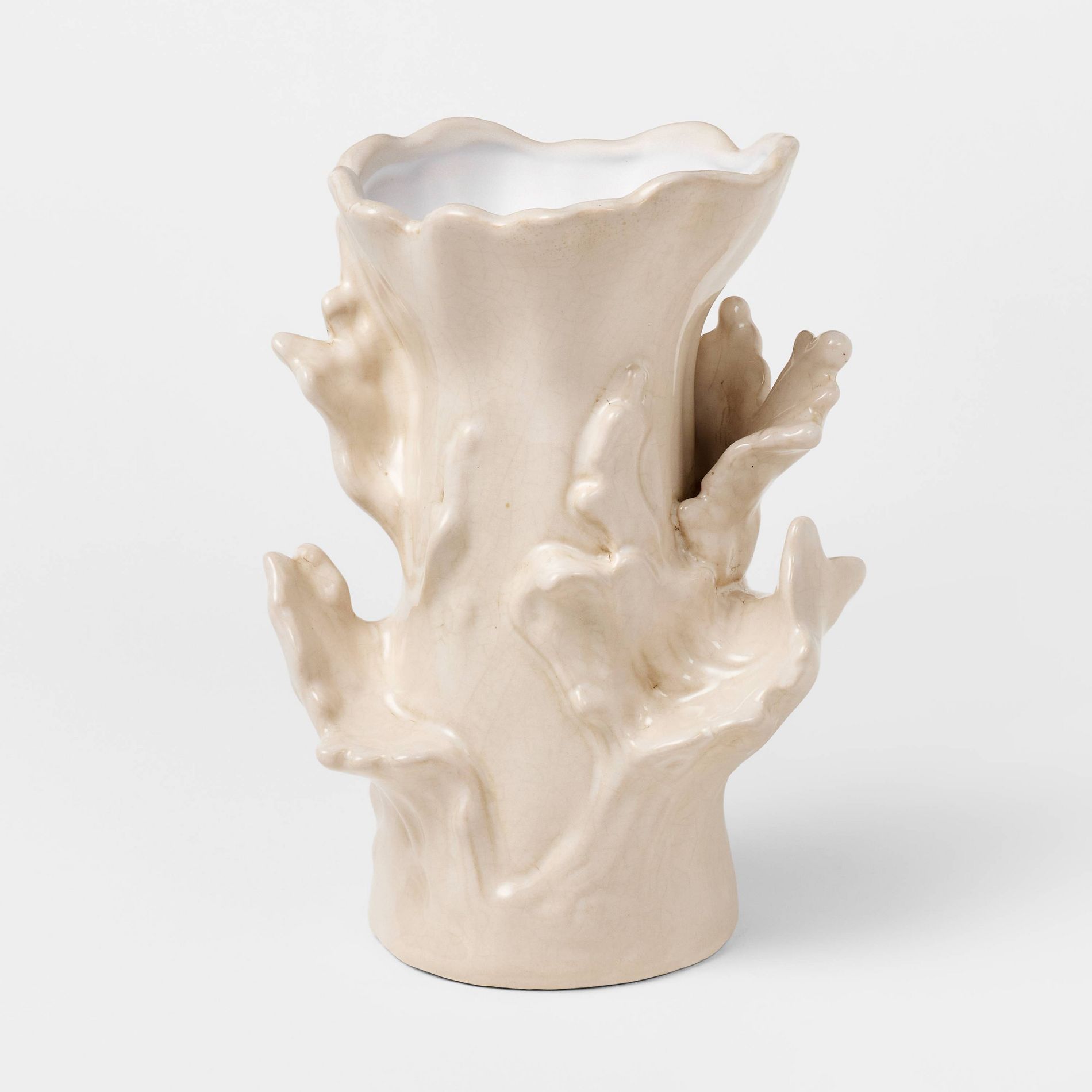 Coral Ceramic Vase - Threshold™ designed with Studio McGee