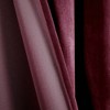 Set of 2 (108"x38") Prima Velvet Solid Light Filtering Window Curtain Panels Plum Purple - Lush Décor: Purple Velvet Curtains - 4 of 4