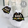 Big Dot of Happiness Jack-O'-Lantern Halloween - Kids Halloween Party Clear Goodie Favor Bags - Treat Bags With Tags - Set of 12 - 2 of 4