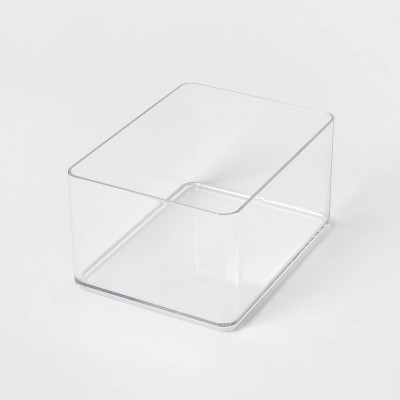 Medium Plastic Bathroom Vanity Storage Organizer Bin by mDesign