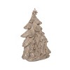 Transpac Light Up Gold Tree with Holy Family Tabletop Sculpture Battery Operated Prelit Christmas Decoration Indoor Gift - 3 of 4