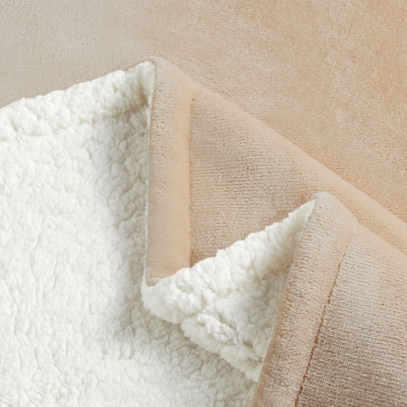 Host & Home Plush to Faux Shearling Blanket, 3 of 6