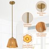 Parrot Uncle 7" Gold Farmhouse Pendant Ceiling Light 1-Light - 2 of 4