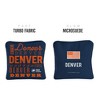 Skip's Garage | Gameday Denver Football Synergy Pro Navy Blue Cornhole Bags (Set of 4) - 2 of 4
