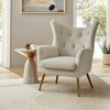 Godefroy Upholstery Accent Chair velvet with Wingback | Karat Home - 2 of 4
