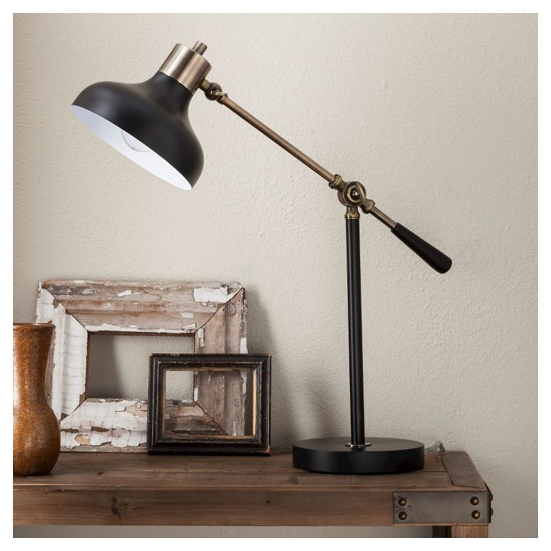 Crosby Schoolhouse Desk Lamp Black - Threshold&#153;, 3 of 14