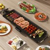 Tangkula 35" Extra Large Electric Griddle Portable Teppanyaki Grill with 4-Level Thermostat Control & Removable Drip Tray - 2 of 4