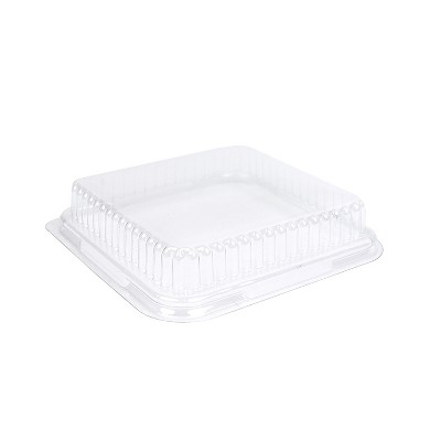 Novacart 4" x 4" Plastic Dome Cover for Baking Mold, 1/2" deep, Case of 560 - Dome Cover ONLY
