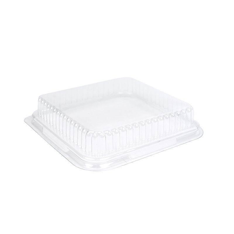 Novacart 4" x 4" Plastic Dome Cover for Baking Mold, 1/2" deep, Case of 560 - Dome Cover ONLY, 1 of 3