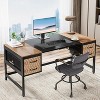 Tribesigns 63" Executive Computer Desk - 2 of 4