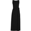 Lands' End Women's Cotton Modal Sleeveless Tie Waist Maxi Dress - 3 of 3