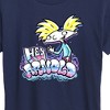 Women's - Hey Arnold! - Airbrush Arnold Short Sleeve Graphic T-Shirt - 2 of 4