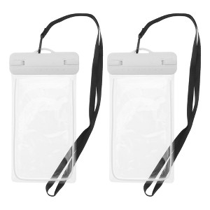 Unique Bargains Luminous Mobile Waterproof Bag 4.92"x9.65" 2 Pcs - 1 of 4