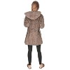 Memoi Women's Marled Plush Hooded Lounge Sweater with Shawl Collar - 4 of 4
