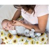 Sweet Jojo Designs Girl Support Nursing Pillow Cover (Pillow Not Included) Sunflower Yellow Green and White - 2 of 4