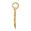 Black Bow Jewelry 14k Yellow Gold Unicorn Head Silhouette Charm or Pendant - 2 of 4