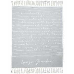 Pavilion Gift Company - Love You Grandma - 50" x 60" Inspirational Plush Blanket - Throw Blankets - 1 of 4