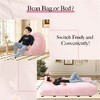 CAVINAS Giant Bean Bag Chair, Large Floor Sofa Couch with High-Density Foam Filling, Convertible Beanbag - 4 of 4