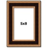PosterPalooza | Photo Size Weathered Gold Picture Frame - UV Acrylic, Foam Board Backing, Hanging Hardware - 2 of 4